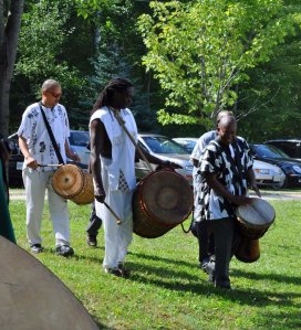 drummers usher in the family
